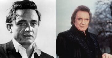 Johnny Cash then and now