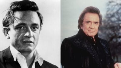 Johnny Cash then and now
