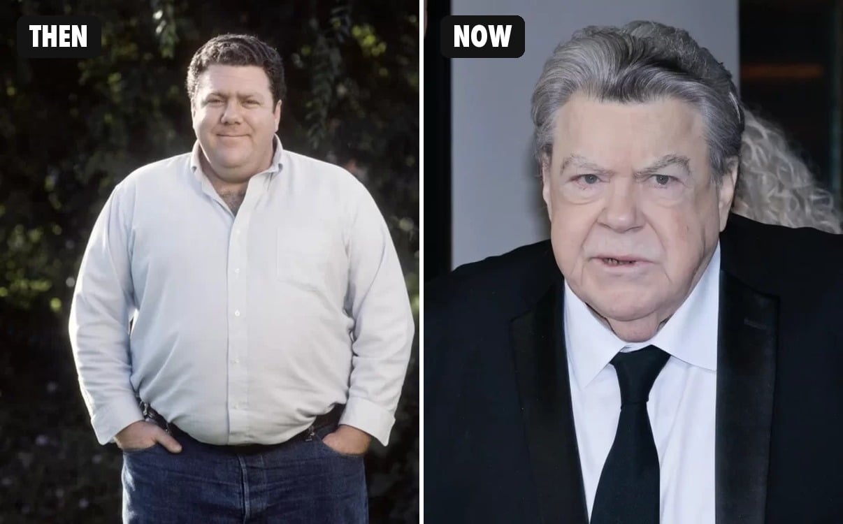 George Wendt then and now